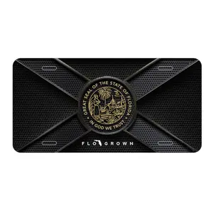 Florida Performance 2D Flat Print License Plate  Auto Car Tag Metal License Plate Tag