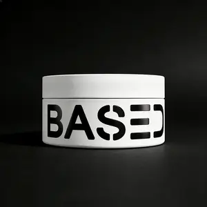 BASED Best-Selling Hair Clay 3oz Jar with Strong Hold & Matte Finish Pure Non-Toxic Blend of Shea Butter Beeswax & Essential Clay