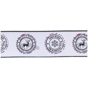 Melrose Wired Cotton Ribbon 4" x 5 yds