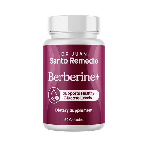 Santo Remedio Berberine, Dietary Supplement, Vegetarian, No Added Sugar, 60 Capsules, 30 Servings.