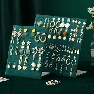 Jewelry Display Board, 1 Count L Shaped Jewelry Storage Rack, Jewelry Organizer, Home Organizer for Necklace, Earrings, Rings