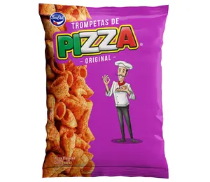 Trompetas Pizza Bocadeli – Salvadoran Pizza Flavor Corn Snack in USA