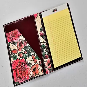 Medium Notepad Holders; Refillable Notepad Case