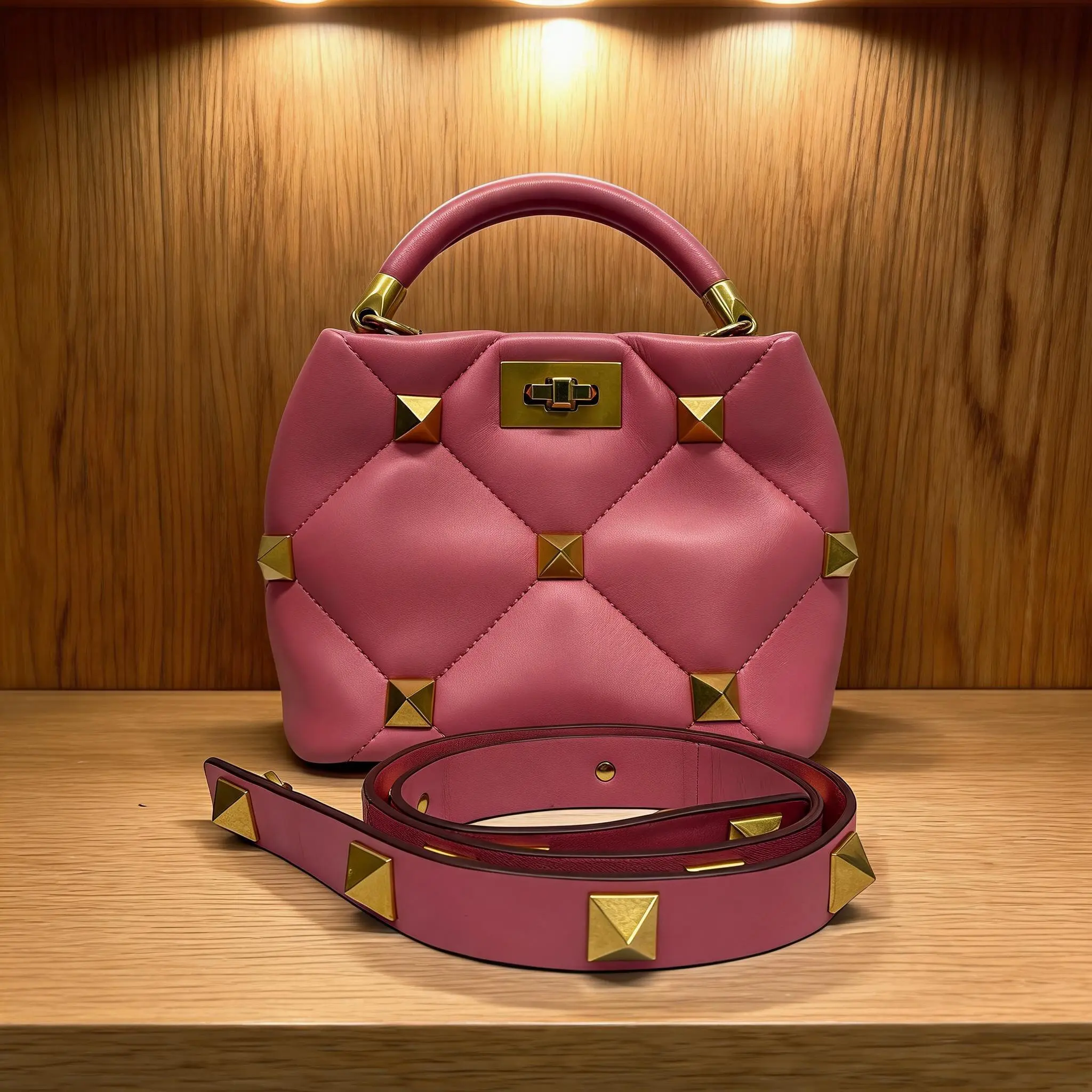 Pre-owned Valentino Leather Shoulder Bag C0814205017