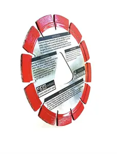6" soff-Cut Green Concrete Early Entry Cutting Diamond Blade Compatible with Husqvarna Red Item 542777007 Blade XL6-3000