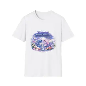 Pisces Zodiac Fish illustration T-Shirt | Astrological Horoscope Tee