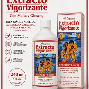 Alopecil Invigorating Extract Dietary Supplement with Malt, Ginseng - Herbal Health & Nutrition Support for Fitness