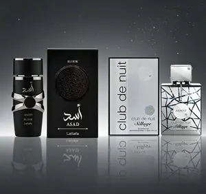 Armaf Club De Nuit & Lattafa Asad Elixir Women EDP Perfume Set 105ml Elegant Long Lasting Daily Fragrance Gift Spray
