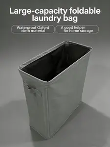 Home Rolling Storage Basket, Large Capacity Portable Clothes Organizer, Foldable Dustproof Display Basket, Ideal for Laundry Room