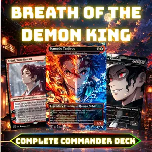 Breath of the Demon King EDH Commander Deck | 100 Cards + Tokens | Custom MTG Proxy