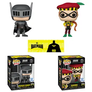 Batman 85th Anniversary Set of 2 Squire #514 & Batman Knight #513 Funko Pop! Vinyl Figures – UK Dynamic Duo