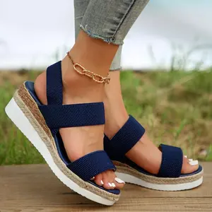 Edge sandals - Women's open toed elastic band non slip shoes - Casual camisole sandals - Holiday