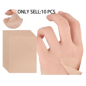 10-Pack Tattoo Cover Stickers, Waterproof Sweat-Proof, Ultra-Thin, for Tattoos Scars Birthmarks, Light Skin, Invisible Self-Adhesive, Breathable Durable, Cuttable, Reusable, Photography Props