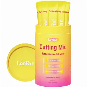 LeeFar Cutting Drink Mix – | QO Strawberry Açaí Flavor – | (30 Servings)