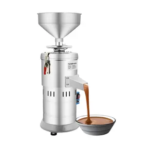 Peanut Butter Maker Machine Nut Butter Machine Electric Grain Grinder Peanut Butter Maker Sesame Sauce Grinder Home/Commercial for Groundnut, Almond, Cashew Nut and Sesame 110V 33lb/h 1100W