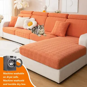 1pc Sofa Cover Elastic , All-Season Pet Scratch Resistant Breathable, Contemporary Style Couch Protector Sofa Couch Covers