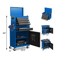 5 Drawers-Black Blue