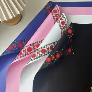 Floral wrapping paper floral border Floral wrapping paper floral border