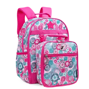 Duet Kids Backpack & Detachable Lunch Box Set in Blue Raspberry
