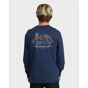 Range Adiv Premium Long Sleeve T-Shirt - Dark Blue