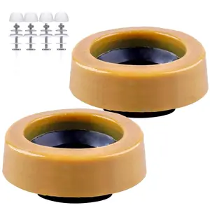 Extra Thick Toilet Wax Ring Replacement Kit, 2 Sets Wax Ring for Toilet For  Install or Re-seat, Universal Wax Ring Kit for Toilet with Flange and , Fits 3" & 4"  Lines, Easy Installation