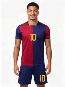 New Football Kit Set, Uefa Champions League Fan Jersey, Men's Sports, Short Sleeve Shirt, Shorts, Training Gear, Soccer Equipment, Football Uniform