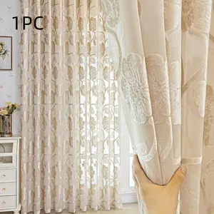 1pc Japanese Floral Curtains, Lightweight Breathable Soft Light Blocking, Perfect for Tatami Room Bedroom, Create Quiet Zen Space