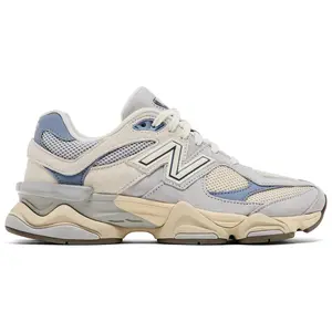 New Balance 9060 Pearl Grey Linen Running Sports Unisex Shoes U9060EEL Canvas for Men Women Training Everyday Use Comfortable Supportive Sneakers, Running Athletic Shoes