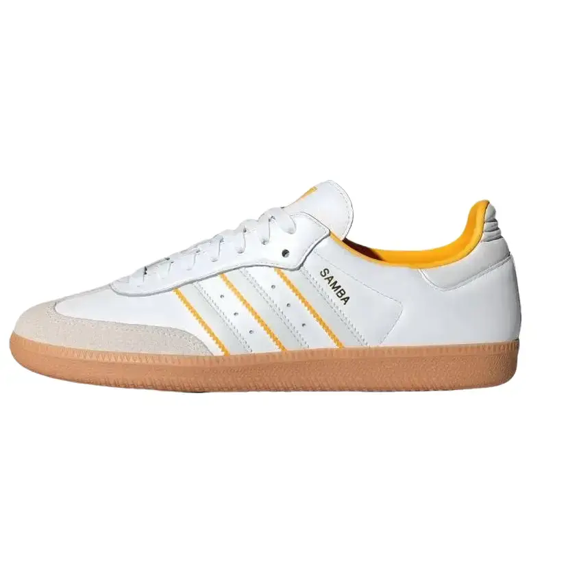 Adidas Samba OG in Two Tone Stripes Crew Yellow, Featuring A Classic Low-Profile Design And Timeless Heritage Styling For Everyday Wear, Men's, Lifestyle Sneakers, Streetwear Fashion