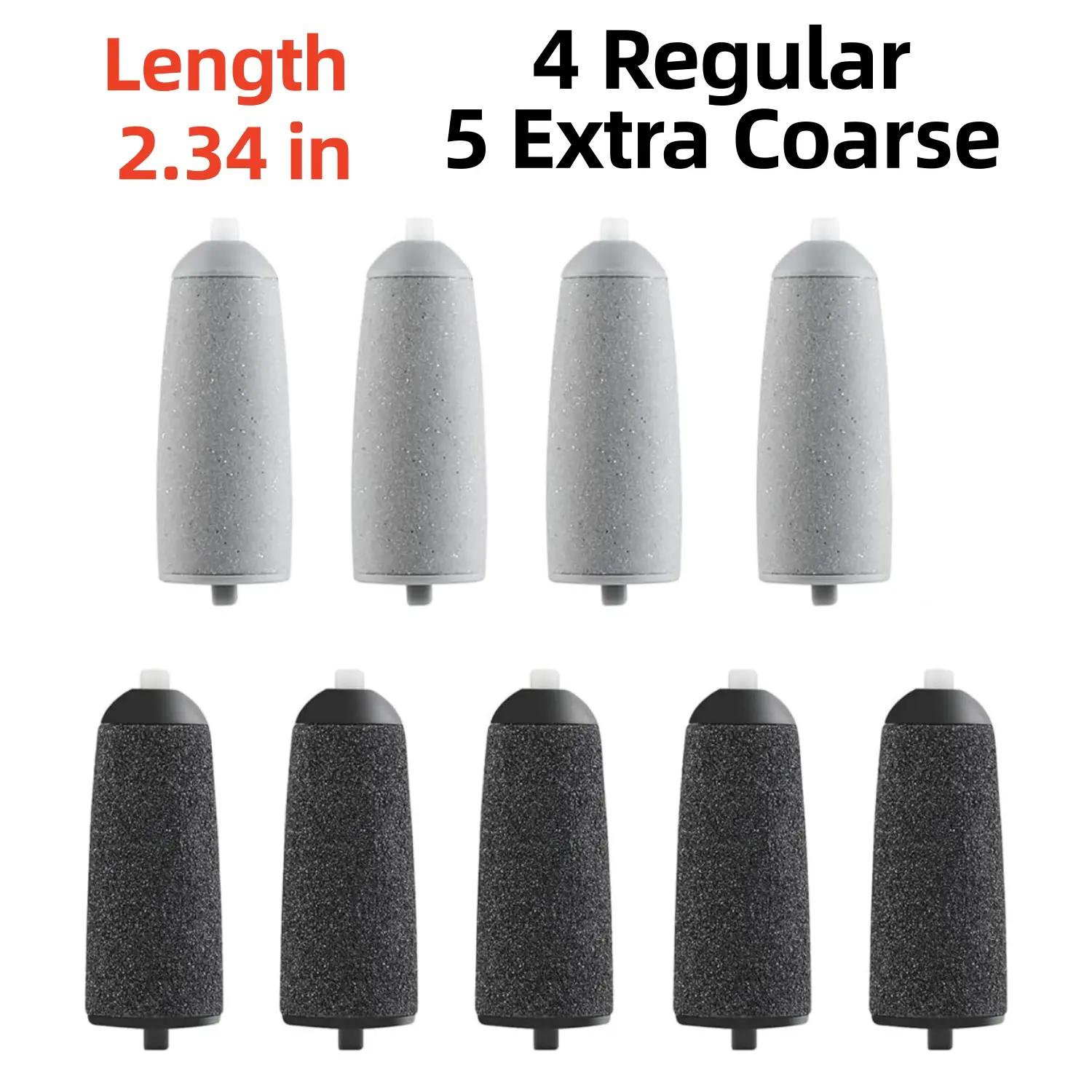 9 Pcs Pedicures Replacement Heads for Haootadiy Pedi, Eelectric Tool Foot File, Pedi Replacement Roller Head fit Finishing Touch Pedi (Pedicure Tool Not Included) Length 2.34 inch - Home Improvement.