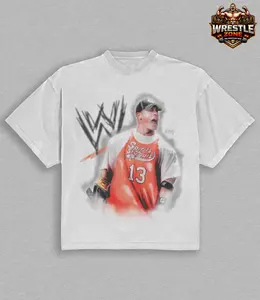 WWE John Cena Vintage Washed T-Shirt – John Cena 13 Graphic Tee, Wrestling Streetwear Shirt, Oversized Heavyweight Cotton Fan Tee