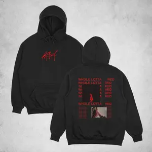 Play_bois Cartis 'Whole Lotta Red' Hoodie, Play_bois Cartis WLR Hoodie, Hiphop Merch, Play_bois Cartis Hoodie, Whole Lotta Red, WLR HipHop Hoodie