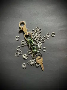 BCWG-TORQUE Weave Keychain with Trigger Snap Distinctive Weave Design for Secure Attachment Ideal for Everyday Use Stylish and Functional Key Organizer