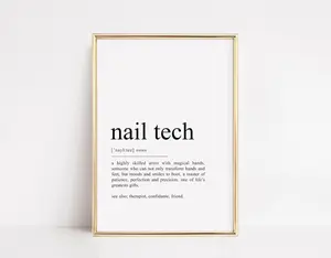 Nail Tech Poster , Nail Tech gifts, Nail Technician gifts, Nail Salon Wall Decor, Nail Art
