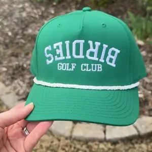 Birdies Golf Club Embroidered Richardson Rope Hat – Classic Golf Snapback | Vintage Style Golf Hat | Gift for Golfers