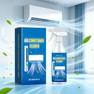 Air Conditioner Cleaner 120ML, No-Dismantle Foam Spray, Odorless Descaling for Home Hang-Up AC Units