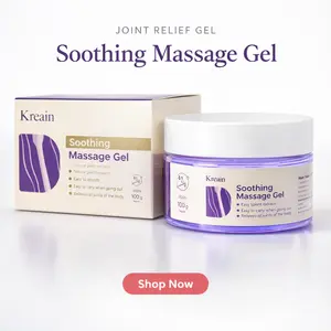 Kreain Joint Comfort Gel – TikTok’s Favorite for Stiffness & Daily Movement, Soothing Support for Neck, Back, Knees, Hands | Fast-Absorbing Gel Pain Relieving Cream Healing