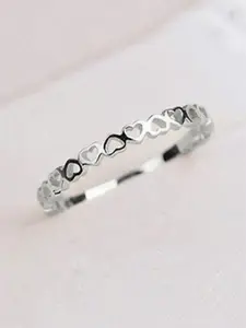 1pc Romantic Heart Ring For Women For Wedding Engagement Anniversary Jewelry Valentine's Day Gift