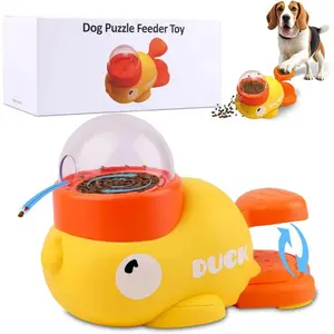 Duck Puzzle Treat Dispenser – Interactive Slow Feeder & Training Toy for Dogs | No Battery