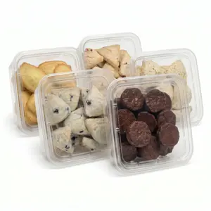 Carlotta's Bakery Perfect Bite Bakery Treats Variety Pack, 5 Assorted Containers | Brownies, Madeleines, 3 Scones: Orange Cranberry, Lemon & Blueberry