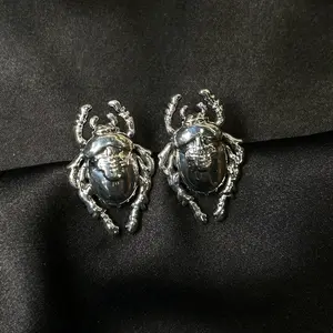 Aretes MAXI escarabajo 925
