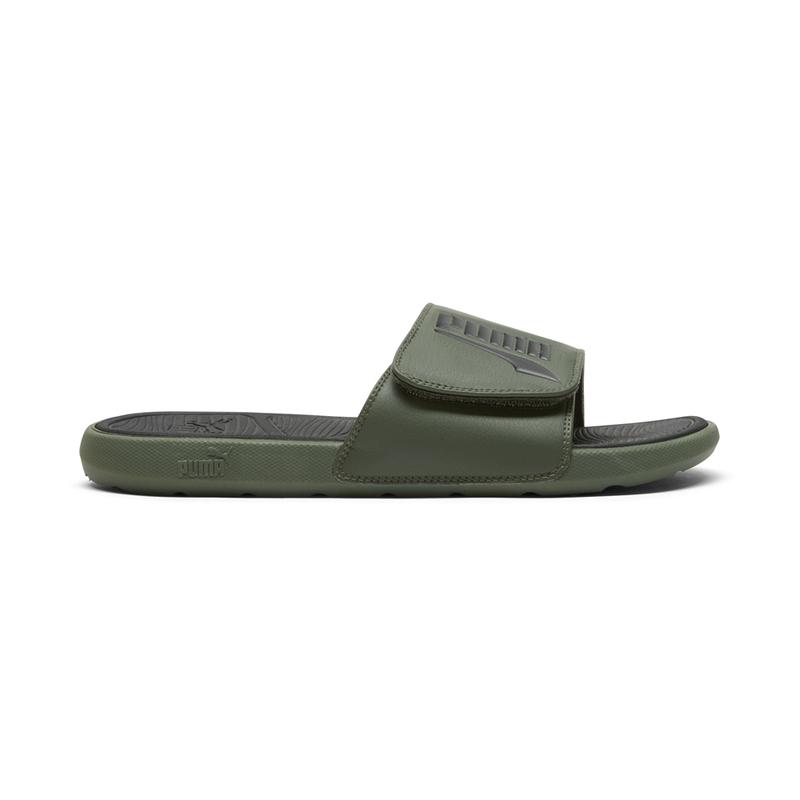PUMA Mens Cool Cat 2.0 V Slide Casual Sandals Casual - Green