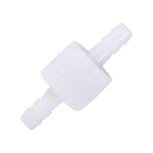 1pc 4mm Plastic Check Valve, Water Stop Valve, Backflow Preventer, Gas Stop Valve, Liquid Return Valve, Single Direction Valve