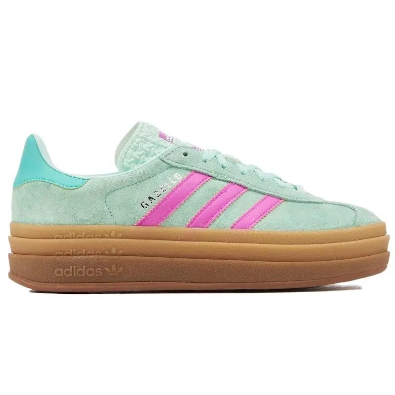 adidas gazelle silver green womens Adidas x Gucci Women's Gazelle Pink Velvet Low Top Sneakers main image 0
