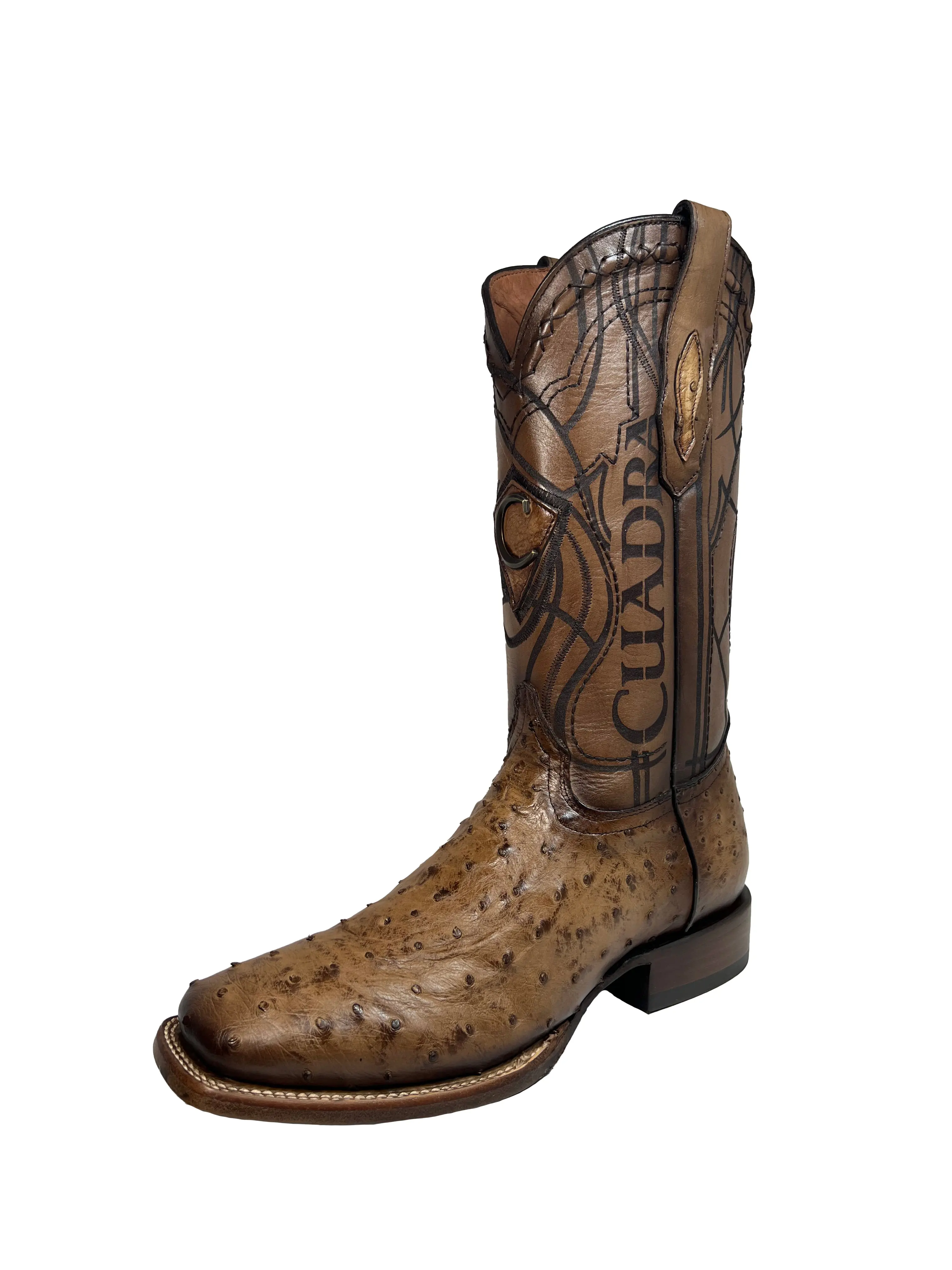 Bota Avestruz Original - Cuadra - Cuadrada