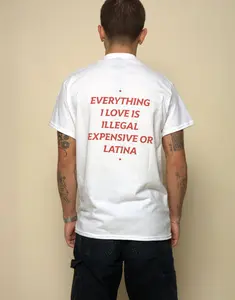 EVERYTHING I LOVE IS ILLEGAL, EXPENSIVE OR LATINA T-shirt, Gift for him, Gift for Huband, Graphic Tee, Menwears, Unisex T-Shirt