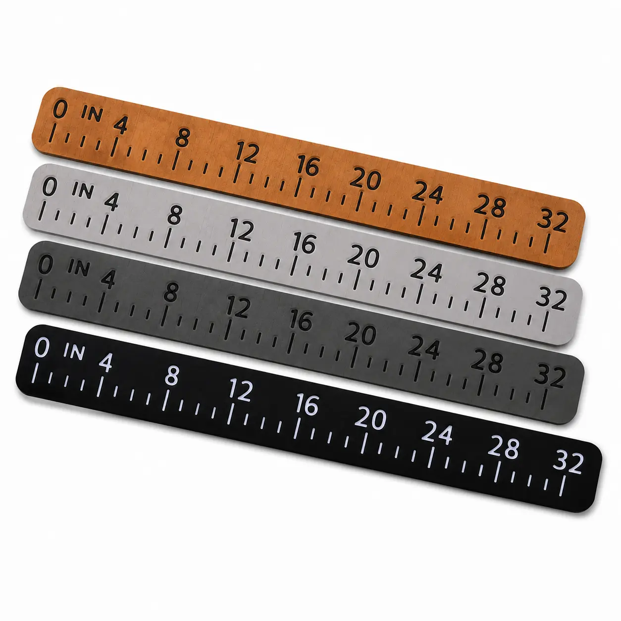 KXKZREN 32-Inch Fish Ruler Measuring Tool - Marine Grade EVA Foam Decal, Water Resistant, Non-Slip, Accurate Readings, Easy Installation for Boat, Kayak Smooth Surfaces & Cooler Lids, Adult Fishing Accessory