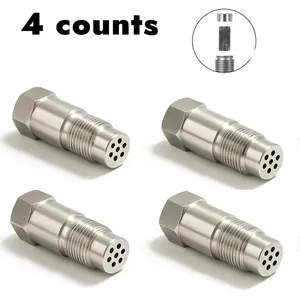 1-4 Pack Thread Extension Fitting,M18×1.5 Stainless Steel Connector