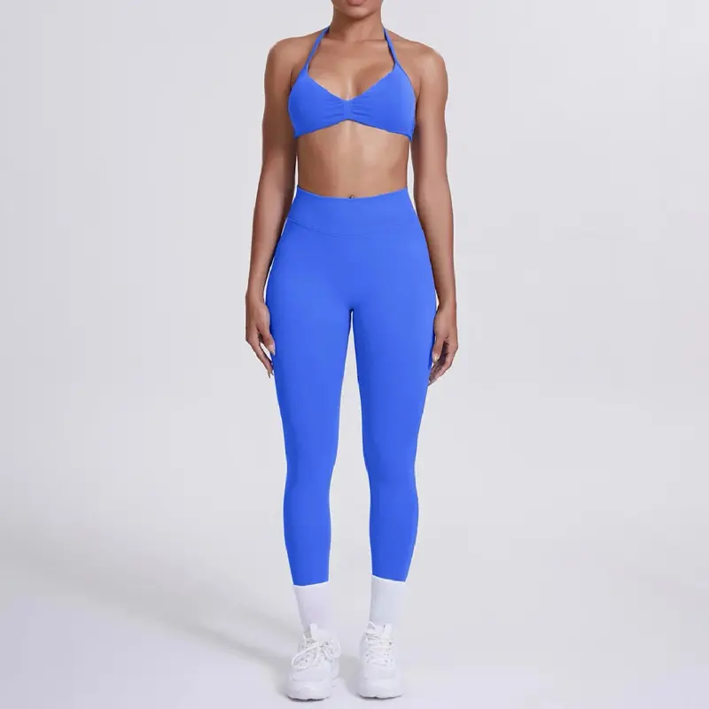 Women’s 2pcs Yoga/Work-Out Set Sports Bra and Tummy Control Leggings
