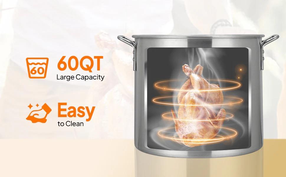 [FLASH SALE] ROVSUN 60 QT Outdoor Propane Turkey Fryer Kit